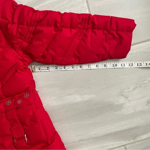 Red Down Parka Puffer - Picture 4 of 11